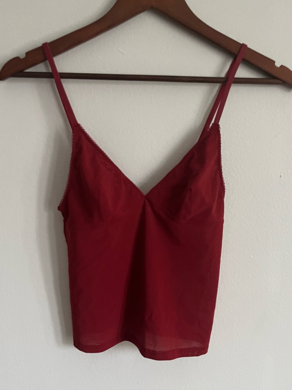 Out From Under Je T'aime Mesh Cropped Cami